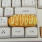 1pc Caterpillar Bread 1.5/1.75/2/2.25/2.75U Artisan Clay Food Keycaps MX for Mechanical Gaming Keyboard